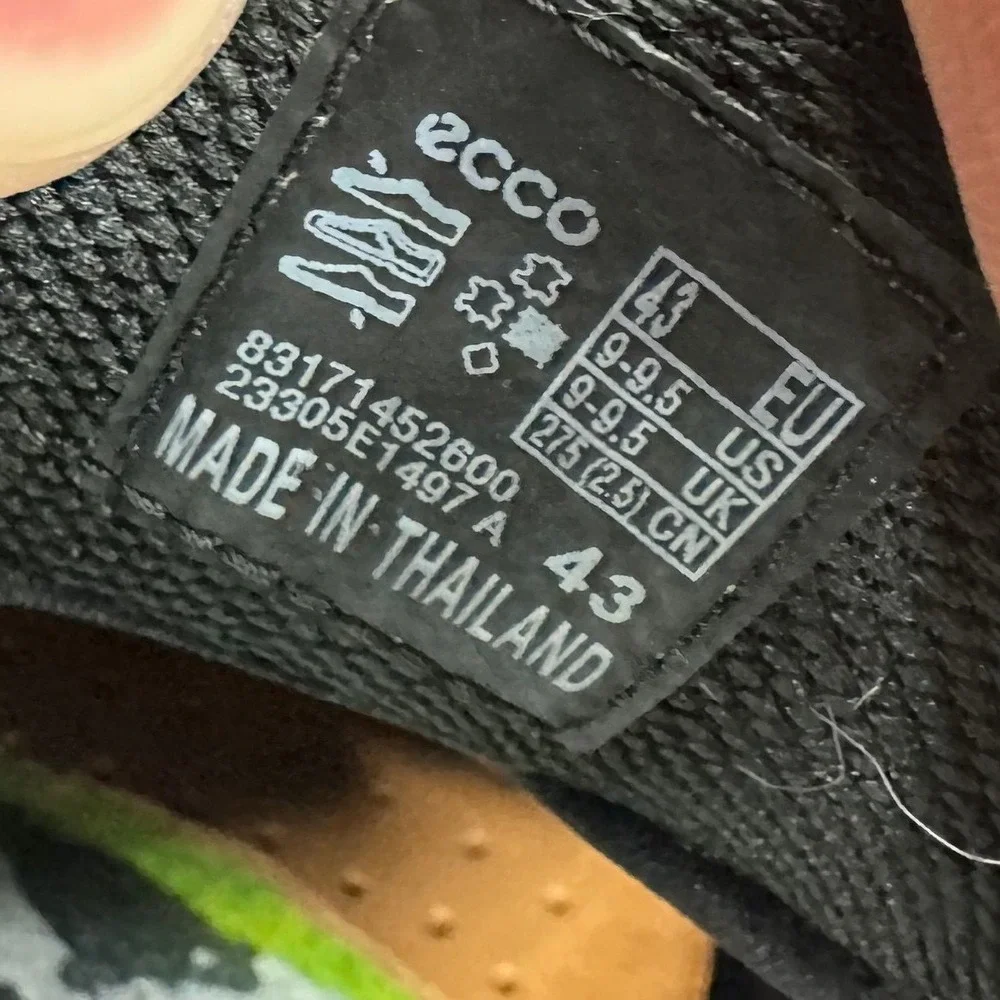 ECCO Track 25 GTX Low Brown Leather Gore-Tex Shoes Men's EU 43 US 9-9.5